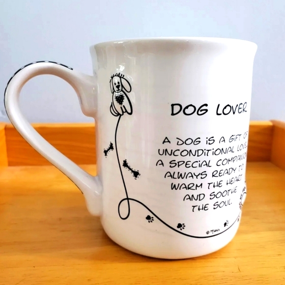Dog love mug large coffee cup. 16oz - Picture 2 of 4